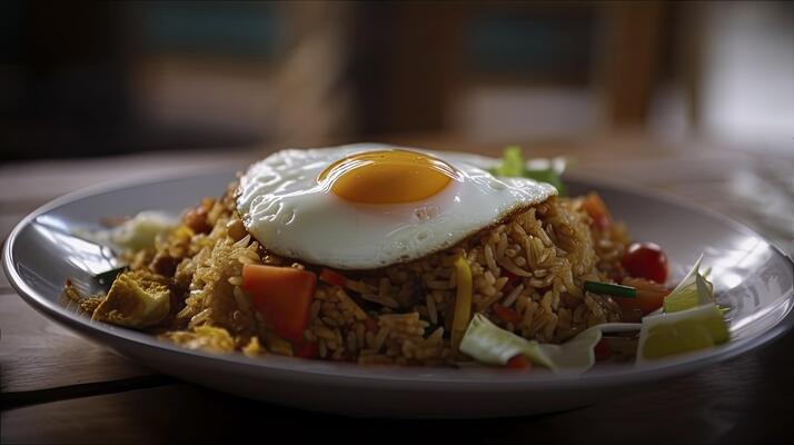 Fried Rice With Egg Stock Photos, Images and Backgrounds for Free Download