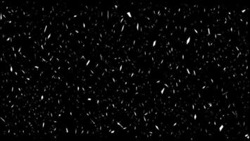 white different sizes random flakes of dust sand on a black background. vector background with splashes of paint of different shapes similar to marble