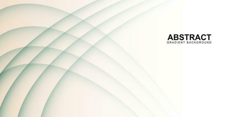 Gradient color curved banner background. Vector.