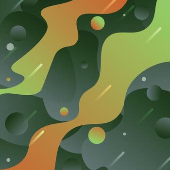 Gradient fluid background. vector