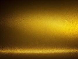 glitter vintage gold lights background. generative ai photo