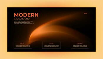 Modern Background Design with Gradient Minimalist Gradient Background with geometric shapes for Website design, landing page, wallpaper, banner, poster, flyer, and presentation vector