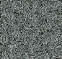 Floral textile pattern, leaf pattern design vector