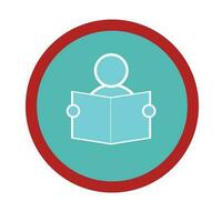 Reading Icon. Professional, pixel perfect icons optimized vector