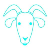 goat icon illustration vector