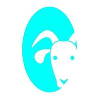 goat icon illustration vector