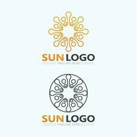 Sun Vector illustration Icon
