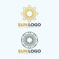 Sun Vector illustration Icon