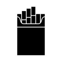 cigarette icon for graphic and web design vector