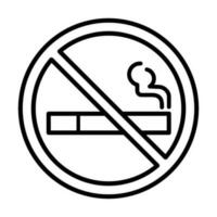 cigarette icon for graphic and web design vector