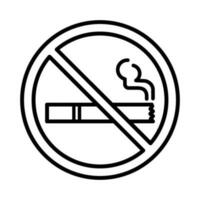 cigarette icon for graphic and web design vector