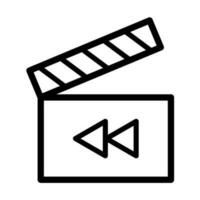 film clap board icon, movie clapper icon vector