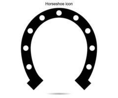 Horseshoe icon, vector illustration.