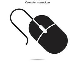 Computer mouse icon, vector illustration.