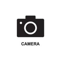 camera icon vector illustration on white background