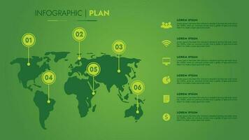 Infographic template for presentations and features data visualization includes a process chart with diagrams, steps, options. The concept for marketing through illustrations for drive to success. vector