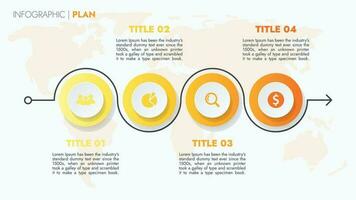 Infographic template for presentations and features data visualization includes a process chart with diagrams, steps, options. The concept for marketing through illustrations for drive to success. vector