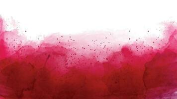 Abstract of cherry red watercolor background vector