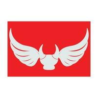 wings illustration design icon logo vector