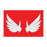 wings illustration design icon logo vector