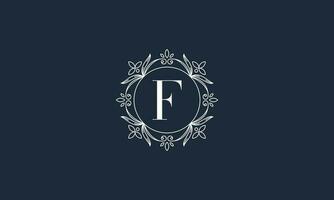 Vintage and luxury logo template vector