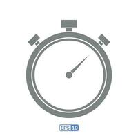 A stopwatch icon on a white background. Stopwatch symbol EPS10 vector