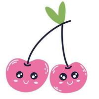 Cute cherry cartoon icon illustration 4916013 Vector Art at Vecteezy