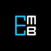 EMB letter logo creative design with vector graphic, EMB simple and modern logo. EMB luxurious alphabet design