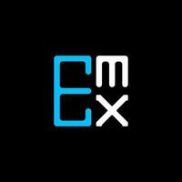 emx letra logo creativo diseño con vector gráfico, emx sencillo y moderno logo. emx lujoso alfabeto diseño