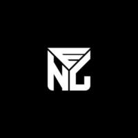 ENL letter logo creative design with vector graphic, ENL simple and modern logo. ENL luxurious alphabet design
