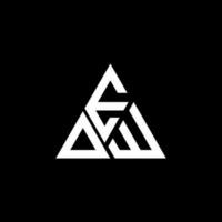 EOW letter logo creative design with vector graphic, EOW simple and modern logo. EOW luxurious alphabet design