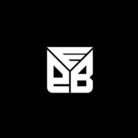EPB letter logo creative design with vector graphic, EPB simple and modern logo. EPB luxurious alphabet design