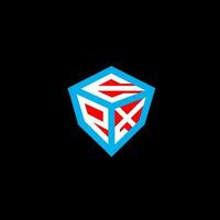 EPX letter logo creative design with vector graphic, EPX simple and modern logo. EPX luxurious alphabet design