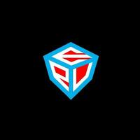EPU letter logo creative design with vector graphic, EPU simple and modern logo. EPU luxurious alphabet design