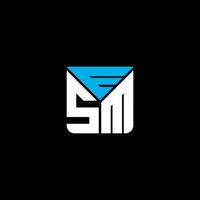 esm letra logo creativo diseño con vector gráfico, esm sencillo y moderno logo. esm lujoso alfabeto diseño