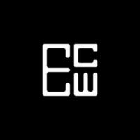 ecw letra logo creativo diseño con vector gráfico, ecw sencillo y moderno logo. ecw lujoso alfabeto diseño