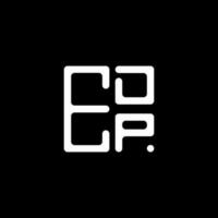 EDP letter logo creative design with vector graphic, EDP simple and modern logo. EDP luxurious alphabet design
