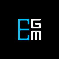 egm letra logo creativo diseño con vector gráfico, egm sencillo y moderno logo. egm lujoso alfabeto diseño