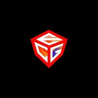 ECG letter logo creative design with vector graphic, ECG simple and modern logo. ECG luxurious alphabet design