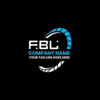 FBL letter logo creative design with vector graphic, FBL simple and modern logo. FBL luxurious alphabet design