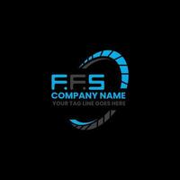 FFS letter logo creative design with vector graphic, FFS simple and modern logo. FFS luxurious alphabet design