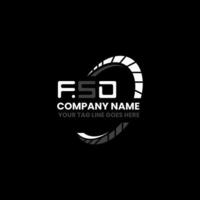 FSD letter logo creative design with vector graphic, FSD simple and modern logo. FSD luxurious alphabet design