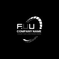 FUU letter logo creative design with vector graphic, FUU simple and modern logo. FUU luxurious alphabet design