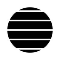 Latitude black glyph icon. Spherical coordinate. Geographic globe. Planet surface. Cartographic measurement. Silhouette symbol on white space. Solid pictogram. Vector isolated illustration