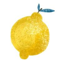 limón. resumen moderno conjunto de limón clipart en un blanco antecedentes. Fresco limones impresión. minimalismo limón. póster con agrios frutas gráfico elemento para tela, textil, ropa, envase papel, pared vector