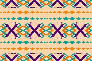 geométrico étnico oriental ikat tradicional modelo diseño para fondo, alfombra, fondo de pantalla, ropa, envoltura, batik, tela, bordado estilo vector ilustración