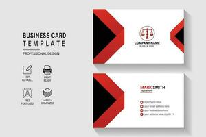 Versatile and Modern Business Card Design Template vector