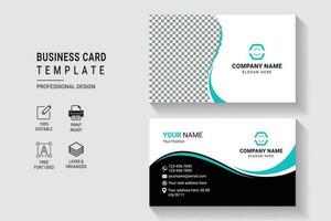 Versatile and Elegant Corporate Business Card Design Template vector