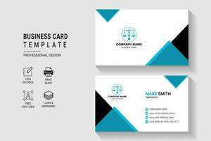 Versatile and Modern Business Card Design Template vector