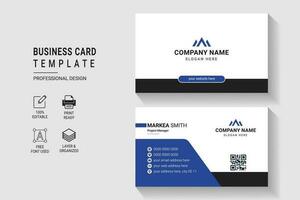 Versatile and Elegant Corporate Business Card Design Template vector